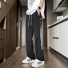 美式ins潮牌百搭长裤夏季新款条纹工装休闲裤男现货K7973-P30，男装休闲裤，星座512-3