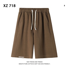 夏季薄款宽松华棉舒适潮牌5分五分休闲裤男XD1716特批35，男装休闲裤，星座718