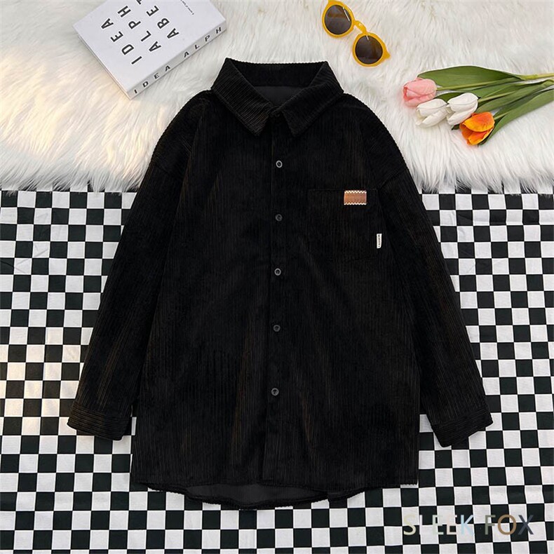 1506-1/GTC020/P39男士高级感痞帅轻奢百搭黑色长袖上衣外套，女装短外套，星座1506A