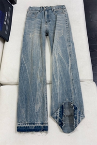 B221 美式ins高街暗黑宽松直筒牛仔裤 LK25498-特P45控78图片