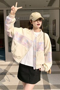 春现 轻风刺绣印花小外套B190-501-P140-K198图片