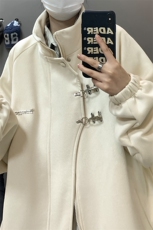 重磅！麂皮绒复合夹克飞机扣外套CP43-特P60控价：108，男装夹克，电商B371