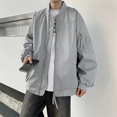 2023新款韩系翻领夹克外套男春秋季高级感休闲上衣W7851-P60，男装夹克，星座512-4