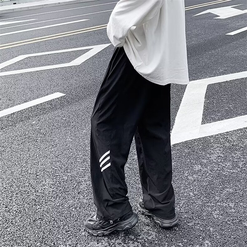 休闲裤子男潮牌美式ins街头hiphop复古潮流宽松运动裤CK1668-P35,男装休闲裤,星座1008