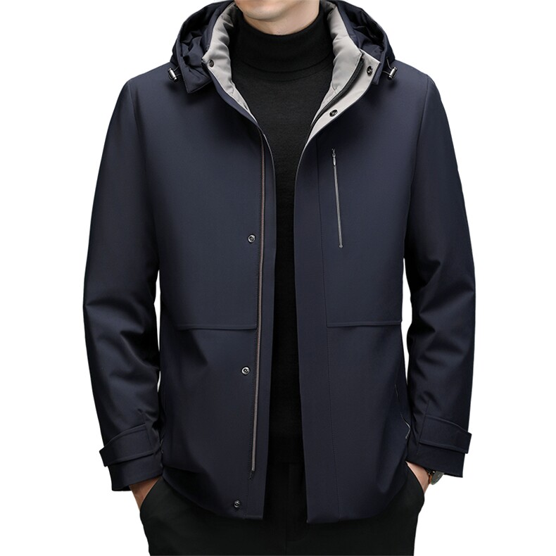 C9708钱塘2020-2商务休闲简约百搭冬季中年男士羽绒服P315,男装羽绒服,钱塘207-2