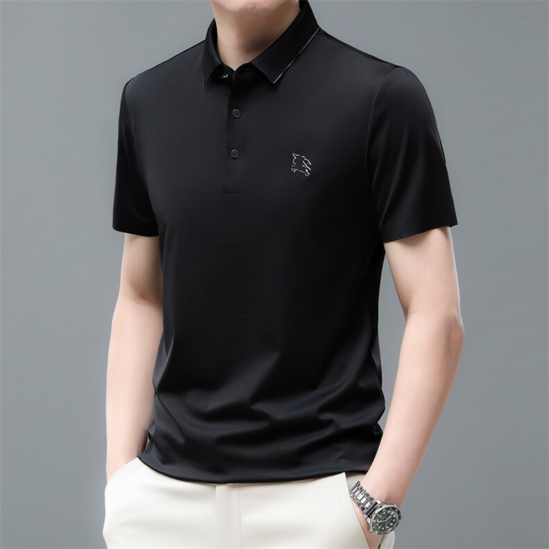 F83312男士2023年夏季新款百搭T恤男短袖商务休闲体恤男P62,男装T恤,电商B360