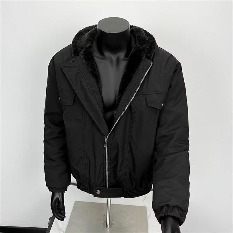 冬季棉服棉衣男生加厚保暖面包服休闲潮牌帅气外套M0422-P95,男装棉衣,星座308B-2