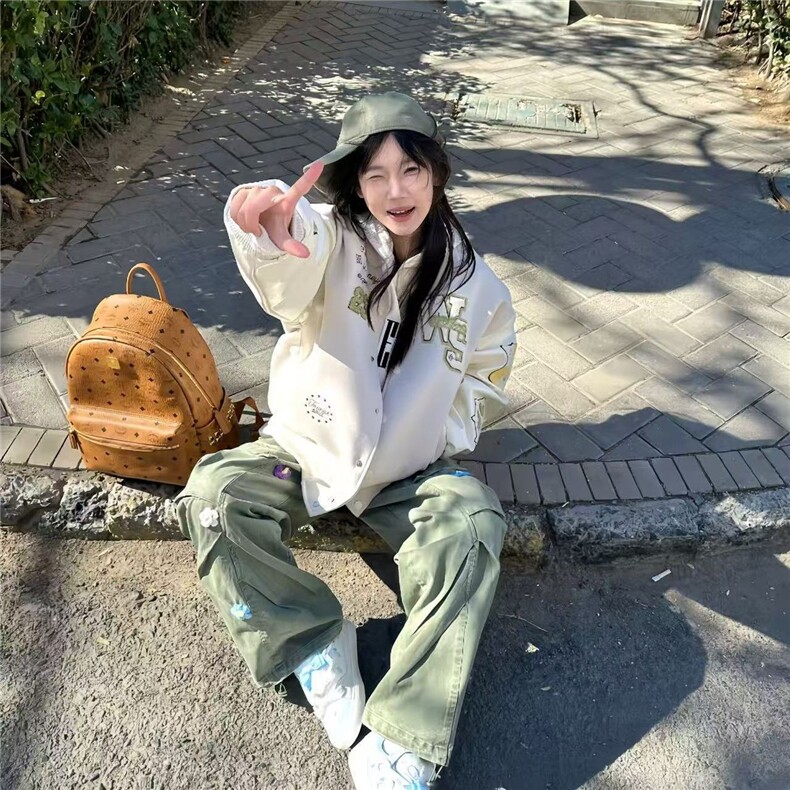1506A/GW8030/P54潮流拼接撞色棒球服宽松百搭男女春秋外套夹克,男装夹克,星座1506A
