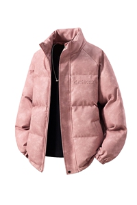 PU皮复古做旧钢印大码M-5XL棉衣男MY77096P130控198抖控228图片