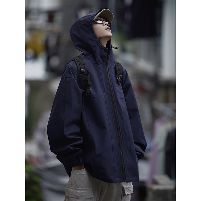 Q2133-TP60-多色冲锋衣防水连帽夹克cityboy秋季日系外套男,男装夹克,电商A102-1