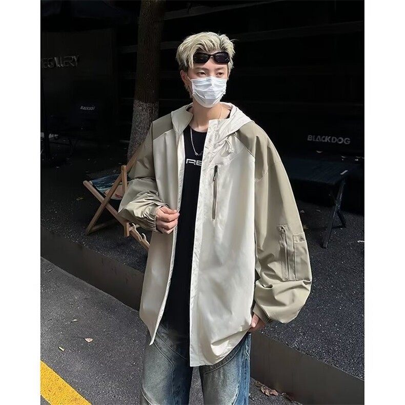 三防冲锋衣男女春秋季2024新款宽松时尚休闲夹克外套JK020/P68,男装夹克,星座506
