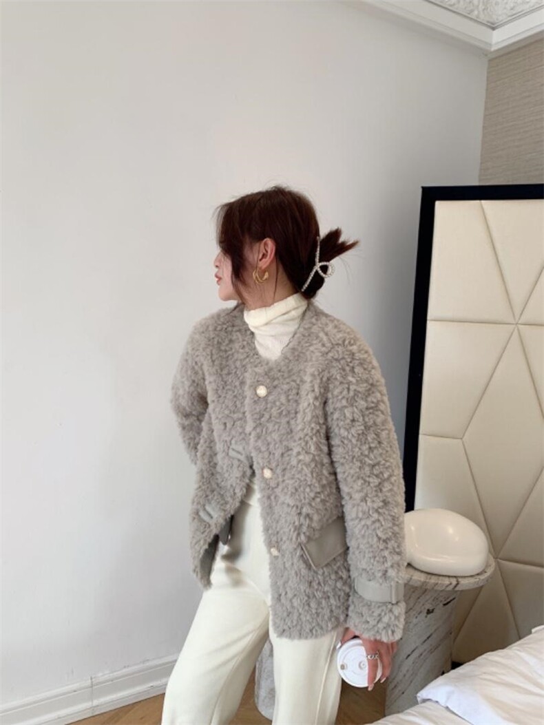 冬季新款湾水貂皮毛外套，其它，红头发儿