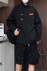 F158/P50有报告UPF50+紫外线防晒衣男飞机扣中式风防晒服图片