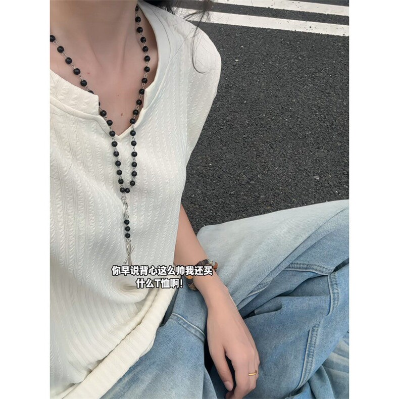 XZ809A/BXXX02/特P14不缺货美式V领坎肩背心T恤,男装背心/马甲,星座809A(原222-1)
