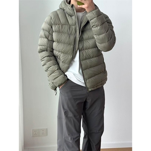 高品 轻薄透气男女秋冬保暖连帽外套户外排骨棉服棉衣 A1244-P125图片
