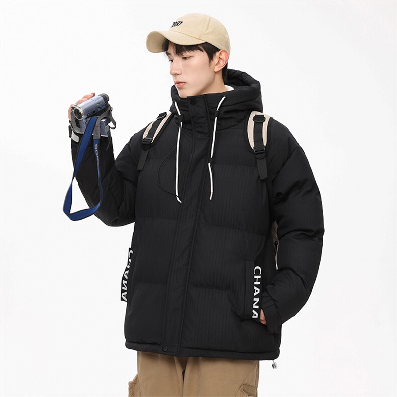新款冬季棉衣潮牌刺绣羽绒棉服情侣加厚棉袄外套A436-7713-P100,男装棉衣,电商A436