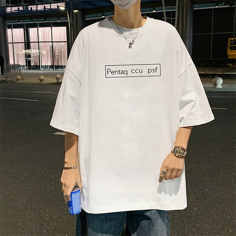 港风何电商A088-DT8596-TP20100夏款宽松短袖T恤控35,男装T恤,电商A088