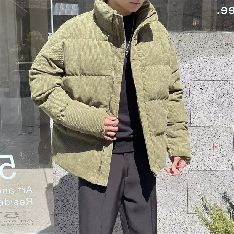 新款立领棉衣男冬季加厚棉袄外套韩版潮流宽松潮牌面包棉服MA19,男装棉衣,星座1116A-2（原606A-1）