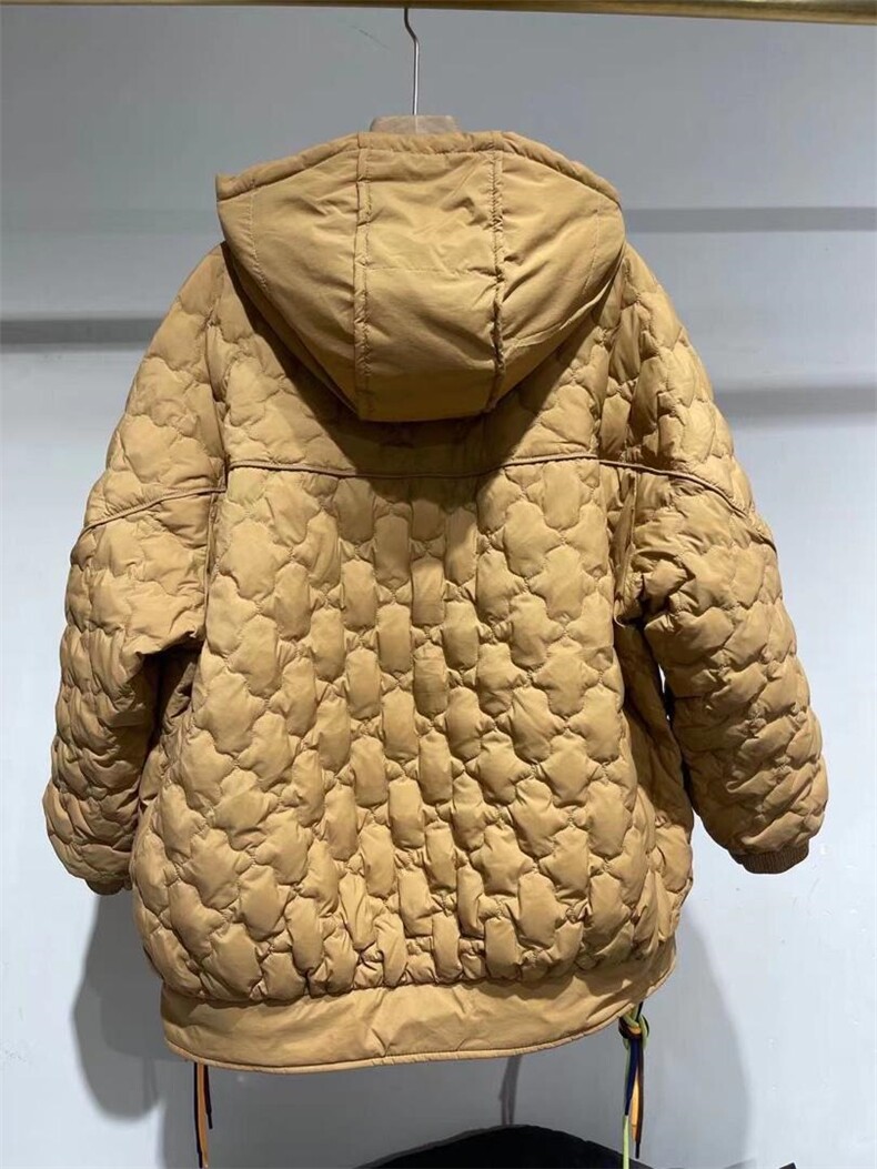 时尚连帽套头羽绒服，女装羽绒服，cicicoco