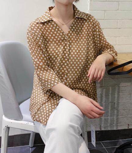 点点上衣，女装，赫她娜