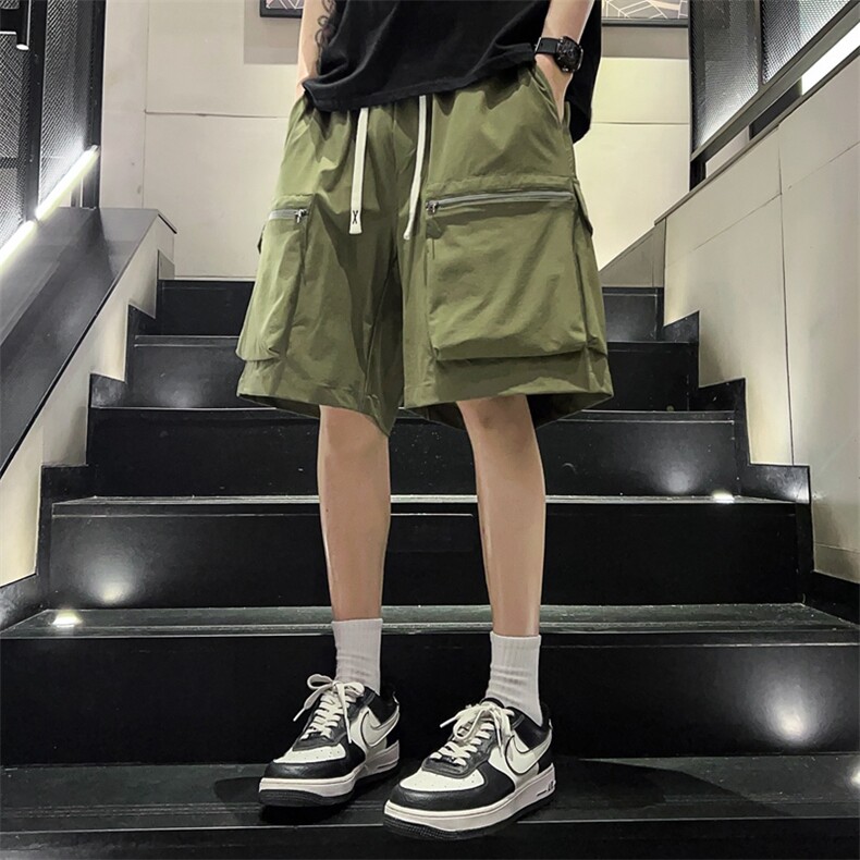 高品夏季工装短裤男纯色宽松大码运动五分裤DSA157B-D605-特P43,男装牛仔裤,电商A157B