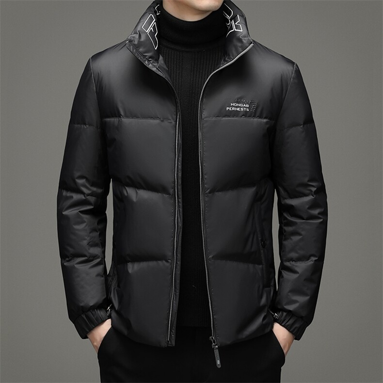 冬季新款羽绒服男士鸭绒立领商务休闲保暖外套男装SNDAF3320-P250,男装羽绒服,电商B212（原钱塘6029）