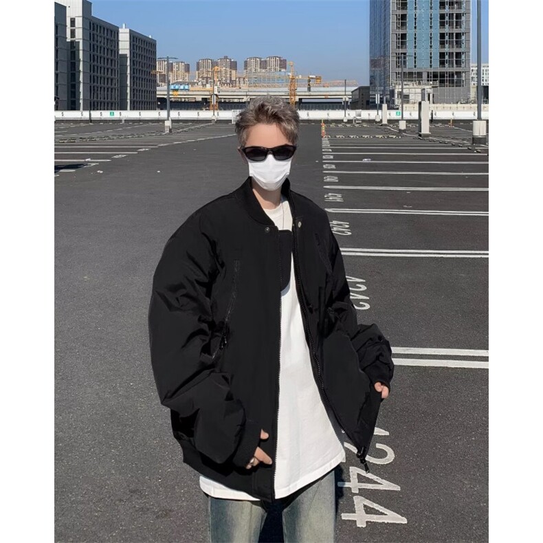 棒球服外套男士2024早春秋季潮牌宽松百搭休闲男装上衣夹克J8239,男装夹克,星座1116A-1（原606A）