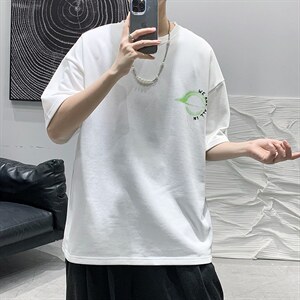 2025夏季 原创设计oversize港风宽松休闲T恤 B266-DX07-P30图片