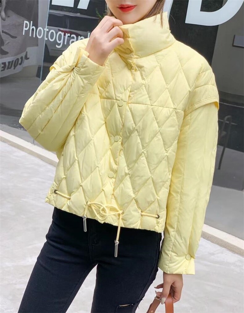 2021新款秋羽绒服设计款，女装羽绒服，优彩