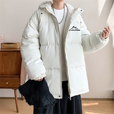 棉衣男冬季新款港风宽松连帽羽绒棉面包服学生棉服MF200-P69(现货，男装棉衣，星座214-3