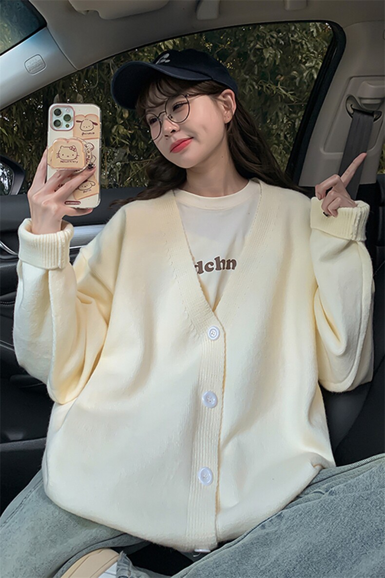 港风美式潮牌小众磨毛开衫V领毛衣针织衫男潮XZ608-TM121-P60,男装针织衫/毛衣,星座608(原A046)