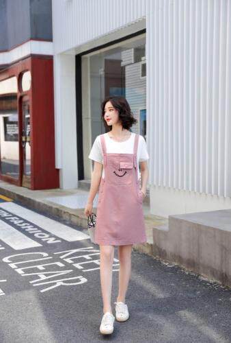 假两件背带裙，女装，可怡佳人