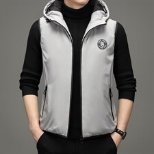 马甲男冬季外套外穿坎肩立领无袖男士棉服马夹秋冬背心ZG2820-P90,男装棉衣,电商B212（原钱塘6029）