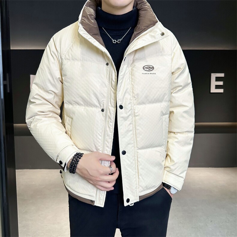 大货冬季皮羽绒服男立领加厚保暖防寒服C317-Y8215-P185,男装羽绒服,电商C317