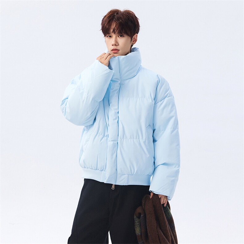 冬季clean纯色棉服潮流中性加厚短款棉衣HZ8816-特P68不议价,男装棉衣,星座610B-1