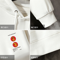 WY2093-P40纯连帽卫衣男大码运动帽衫宽松薄外套水泥墙挂拍，男装卫衣，电商A040A