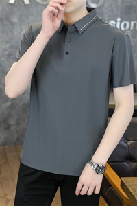 凉感polo衫男2025夏季速干短袖休闲商务高端t恤上衣PL2662-P35图片
