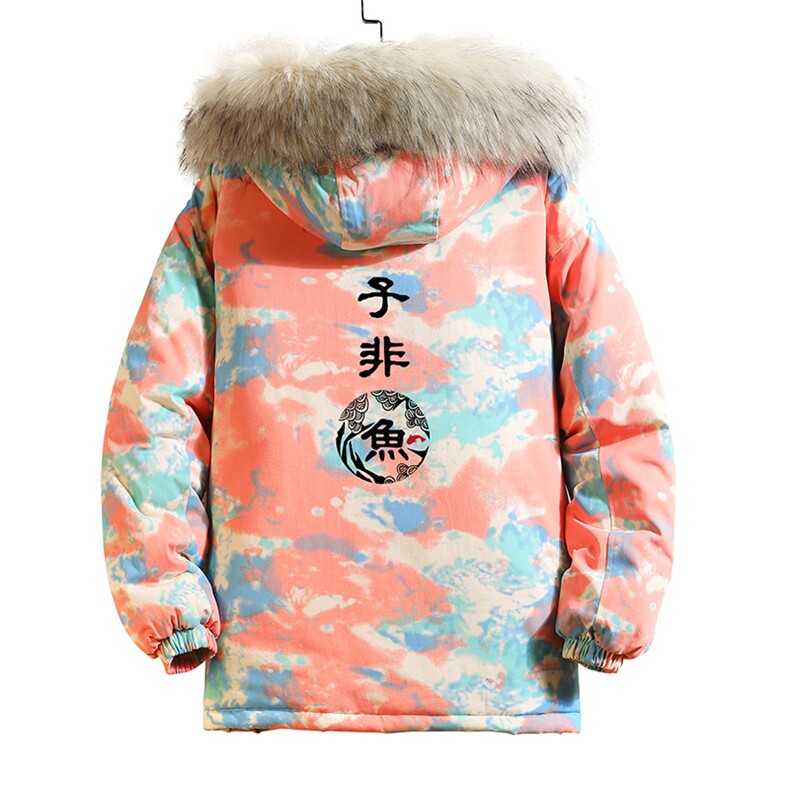 MC49070-P135日系潮衣男大码派克服男工装服外套袄砖墙,男装棉衣,电商A040A