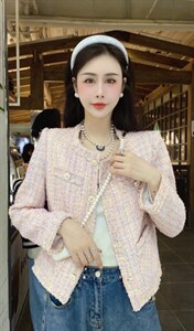 春款亮色小香风图片