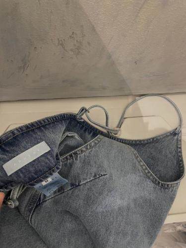 现货水洗牛仔裙百搭款式sm，女装，ADHERE