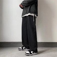潮牌牛仔裤男宽松束脚春季老爹长裤N7077P40，男装牛仔裤，星座1116-2