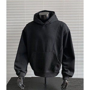拼接重磅500克加绒奥粒绒连帽卫衣硬挺宽套头外套 RH5306JR-P62图片