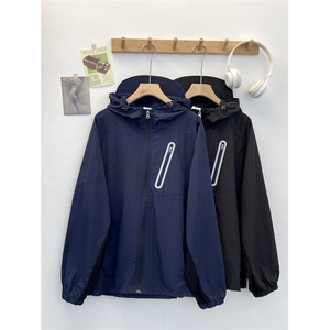 2025新款夏季轻薄冰丝速干骑行服运动防晒服外套潮现货W8621-P45图片