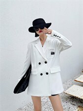 秋装新款现货，口袋贴标西装外套，自留款，女装西装，哥卓