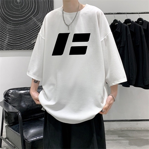 冰丝七分袖t恤男大码五分袖男短袖男中袖Q11435-P30