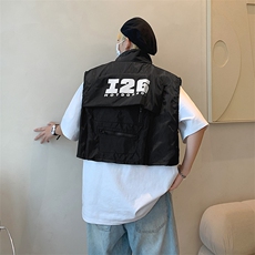 街头潮流机能风战术马甲背心男工装夏季无袖坎肩马夹MJ032-P45，男装背心/马甲，星座308B-1