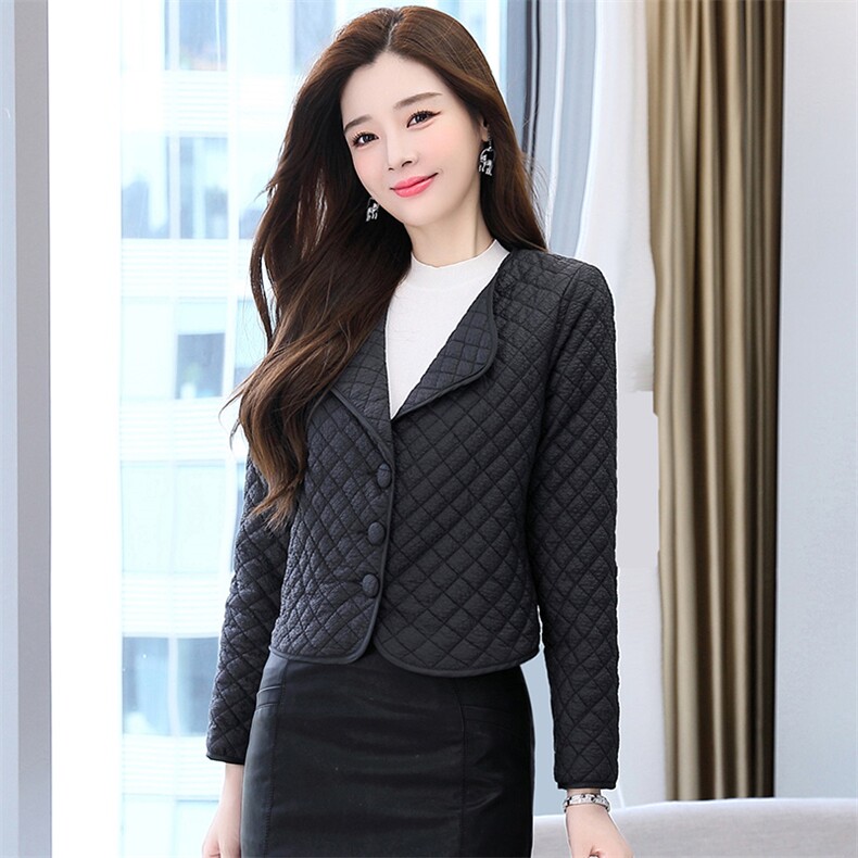 现货短款棉衣小外套女2021冬季新款韩版百搭时尚外套,女装短外套,芭米依尚