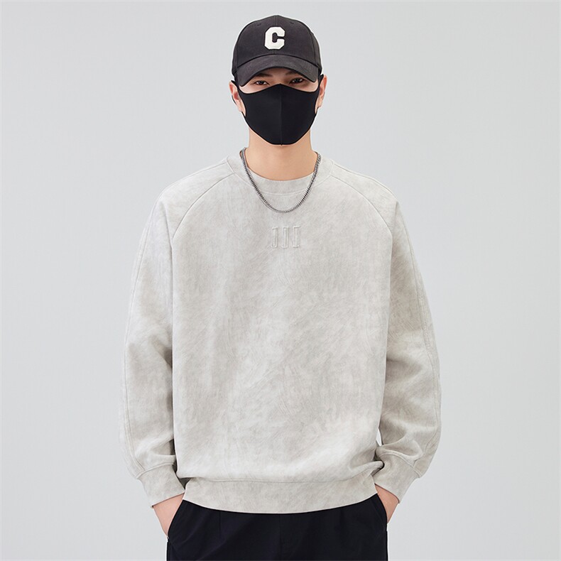 现货抖音数据2025新款秋季卫衣男B240-WY988020-P65,男装卫衣,电商B240