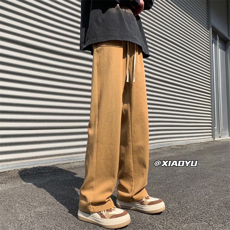 XZ616春季新款纯棉百搭宽松直筒休闲裤TY519P45控58,男装休闲裤,星座512A（原616）