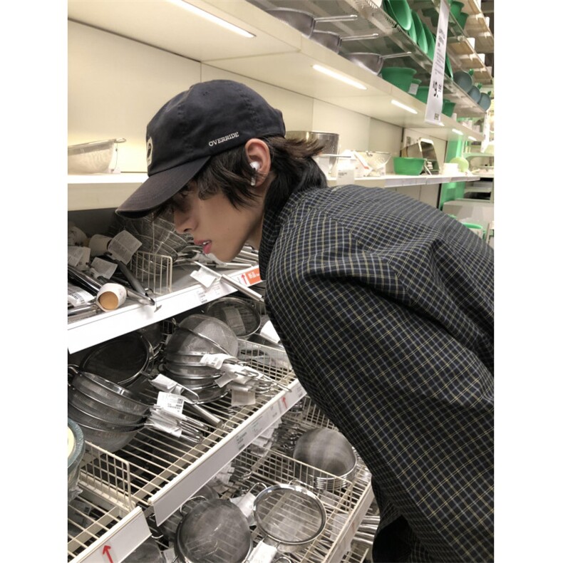 网图cleanfit翻领格子短款外套男款美式复古工装夹克JK1028-特P70,男装夹克,星座1007（原301D）